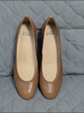 Stuart Weitzman Nadine Leather Wedge